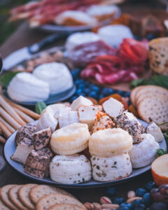 A plate of Hanini Cheeslets. Gbejna.