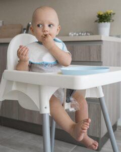 Babies learn about food during their weaning journey