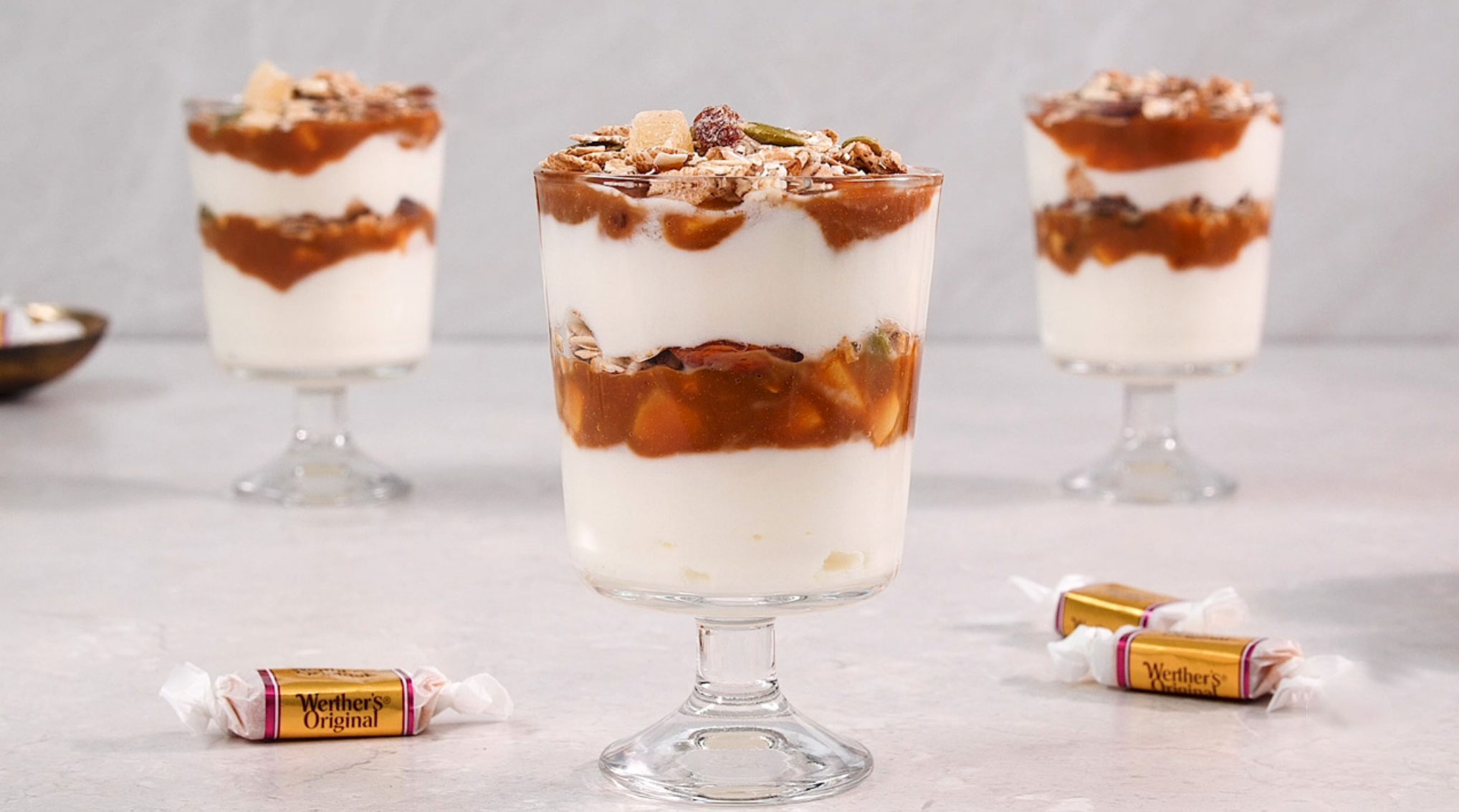 Peaches 'n' Cream Caramel Parfait M&Z p.l.c.